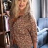 2 Color Top Down Cardigan