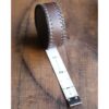 Hand-Stitched Leather Tape Measure (Espresso)