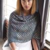 Mitered To the Point Triangle Shawl