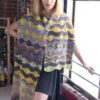 Short Row Wave Scarf or Wrap