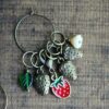 Summer Fruits Strawberry Stitch Markers