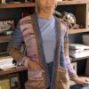 Twisted Basket Bordered Classic Pocketed Cardigan