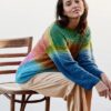 Lana Grossa Cool Wool Lace Hand Dye Crochet Pullover