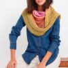 Lana Grossa Cool Wool Lace Hand Dye Open Work Shawl