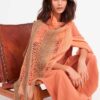 Lana Grossa Cool Wool Lace Hand Dye & Silkhair Open Work Shawl
