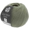 Lana Grossa Cool Wool Lace Yarn (Khaki/Linen 7)