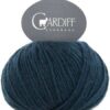 Cardiff Cashmere 649 Ottoman (Dark Teal)