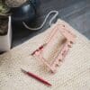 KnitPro Elephant Needle Gauge with Yarn Cutter – Blush