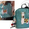 Atenti Backpack – Mama Llama Turquoise