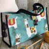 Atenti Maxi Tote – Mama Llama Turquoise