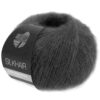 Lana Grossa Silkhair Yarn (Dark Grey 183)