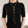 My Pearl Needle Gauge Necklace