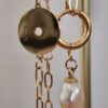 My Pearl Needle Gauge Necklace – Gold