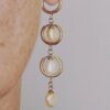 My Pearl Pair of Pearl Stitch Marker Earrings – Gold (White Pearl)