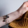 My Pearl Stitch Holder Bracelet – Silver (2 pieces)