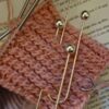My Pearl Stitch Holder Shawl Pins – Silver
