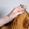 My Pearl Yarn Guiding Ring – Silver & Gold (pictured with 12mm Globe)