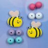 Coley International Needle Topper Set – Yellow Bee