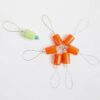 KnitPro Zooni Stitch Markers – Orange Lily