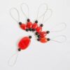 KnitPro Zooni Stitch Markers – Tangerine