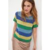 Lana Grossa Striped Raglan Pullover